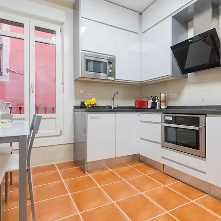 Ronda Street In The Heart Of Old Town Bilbao